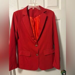 Women's Red Blazer